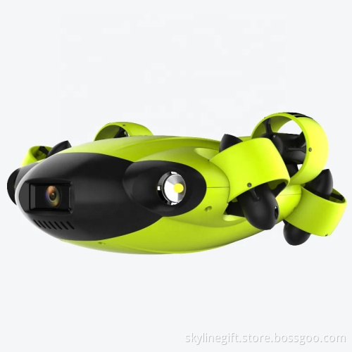 QYSEA FIFISH V6 Underwater Drone + 100M Cable + Spool + 64G Internal Storage Bundle